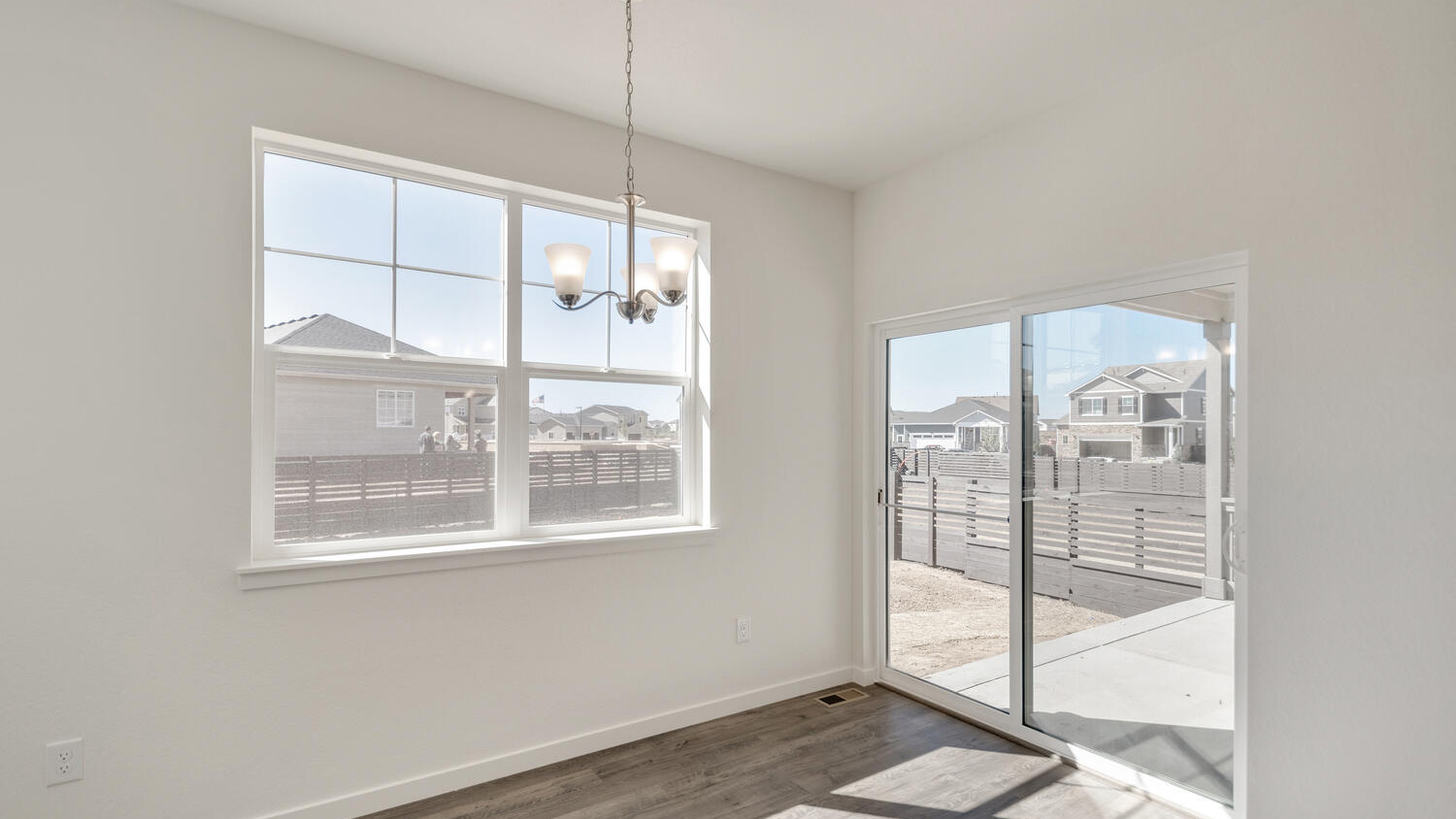 Dining room with natural light in Watkins, Colorado
