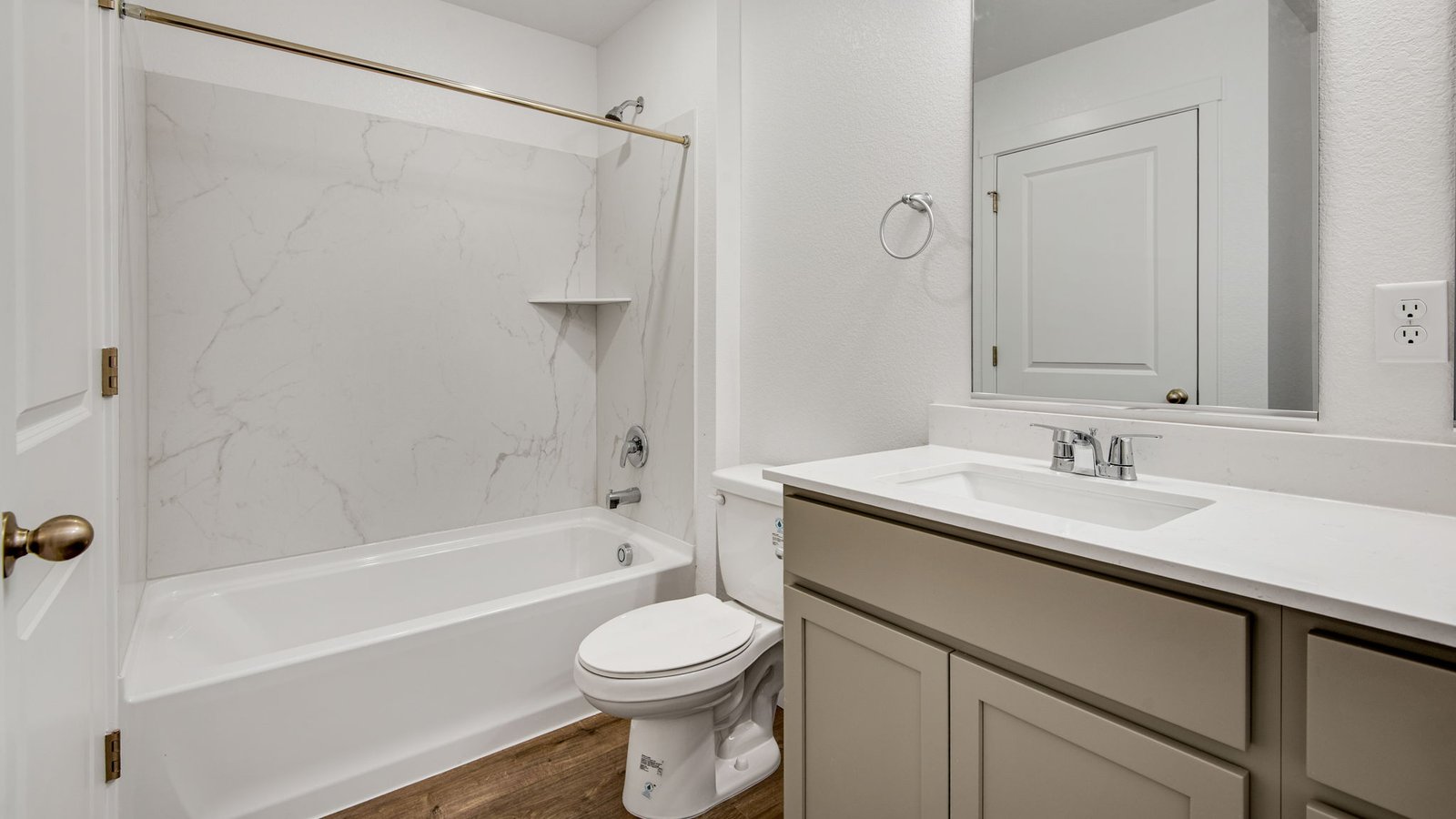 Secondary bathroom in new home at Arcadia Community