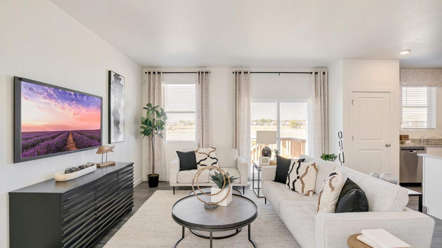 open concept new home