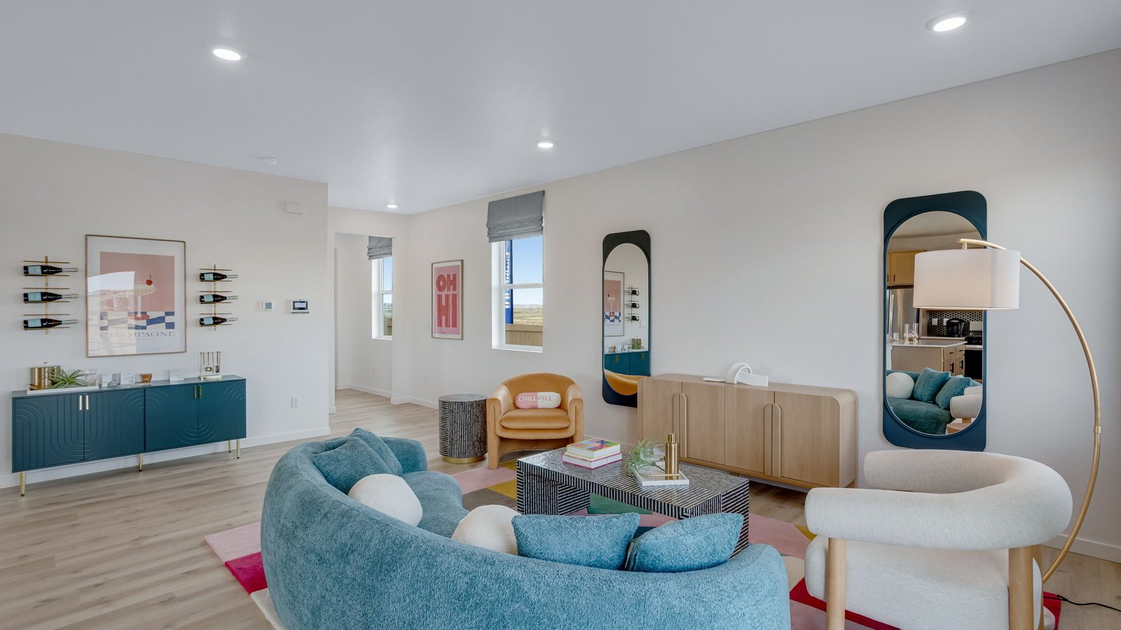 main floor of new d.r. horton home colorado