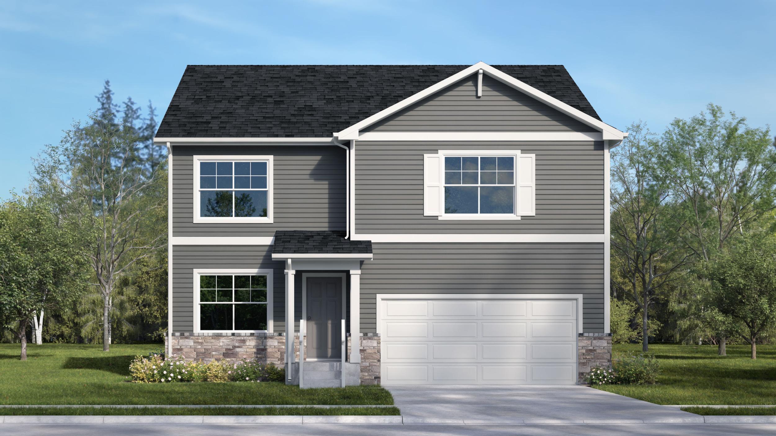 Rendering of new home by D.R. Horton in Jackson Creek Community