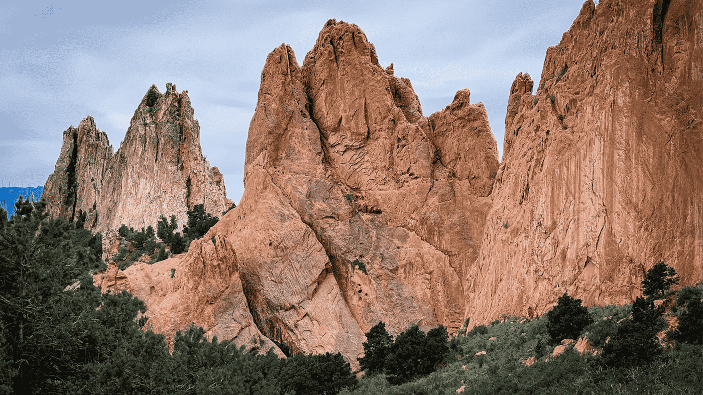 Hiking trails in the area of Monument, Colorado