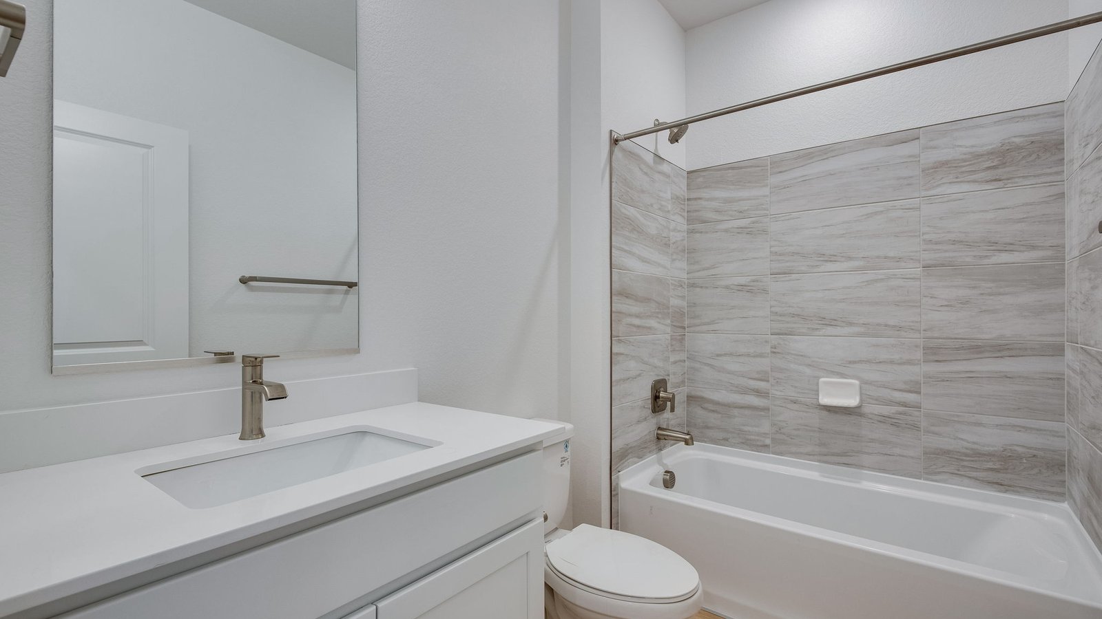 Second bathroom in new construction home