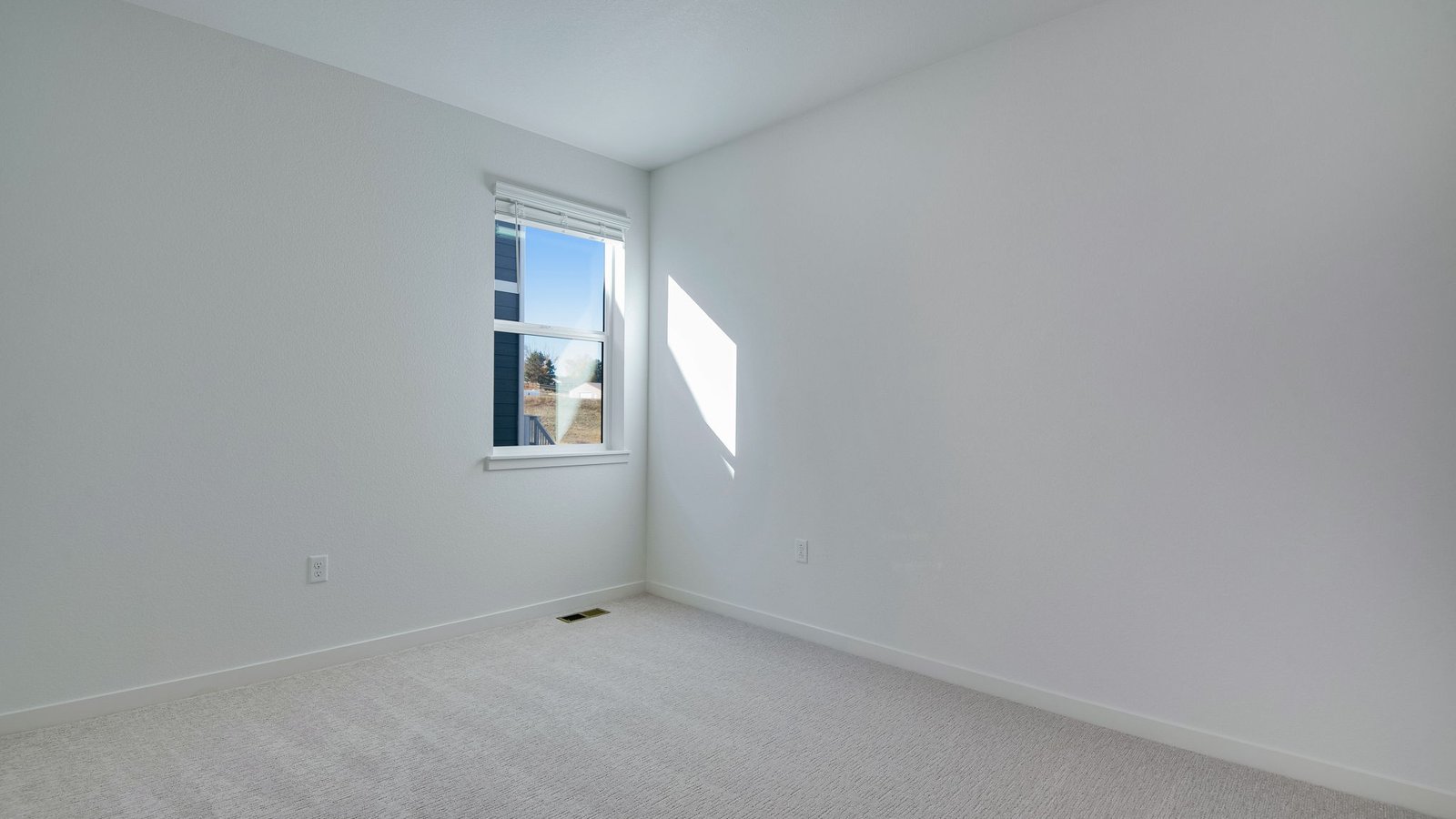 Third bedroom in new construction home