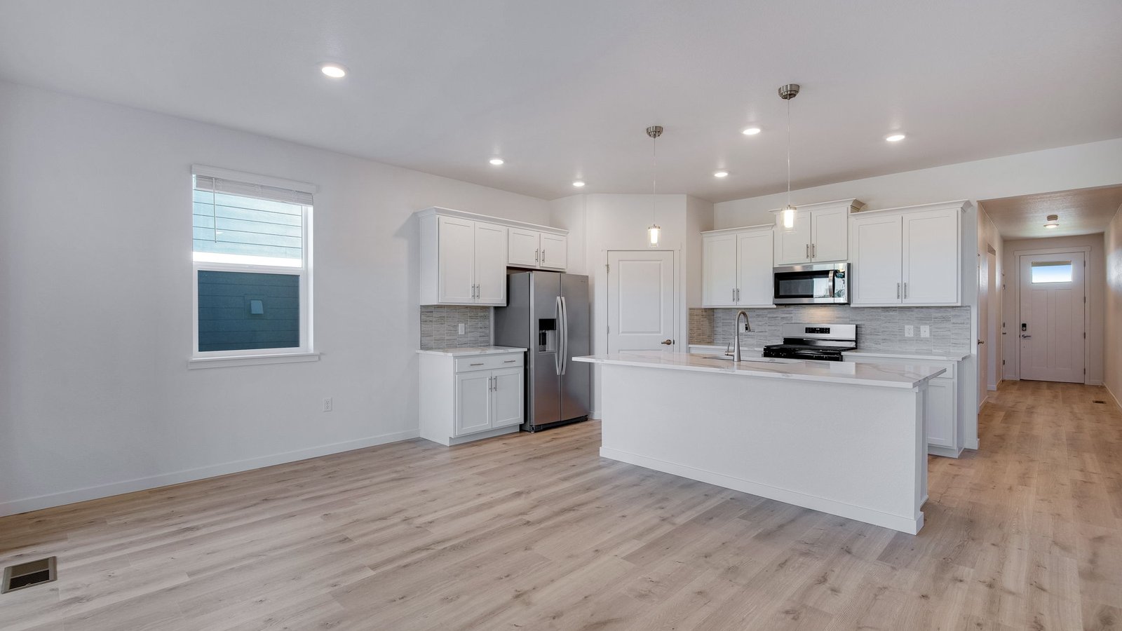 Great room in new construction D.R. Horton home