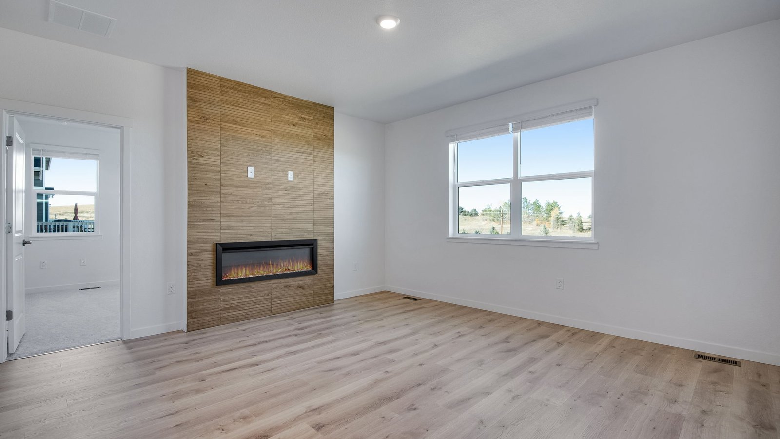 Living area in new construction home