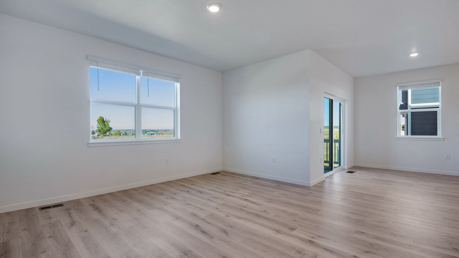 Living area in new home in colorado