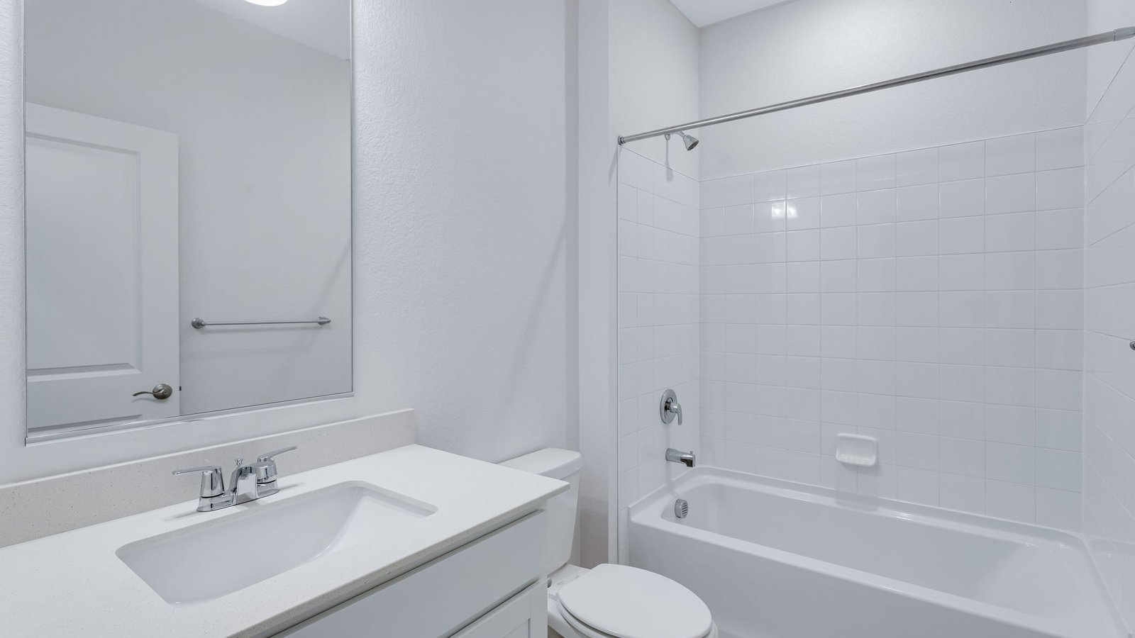 Secondary bathroom in new Chatham floor plan in Parker Colorado