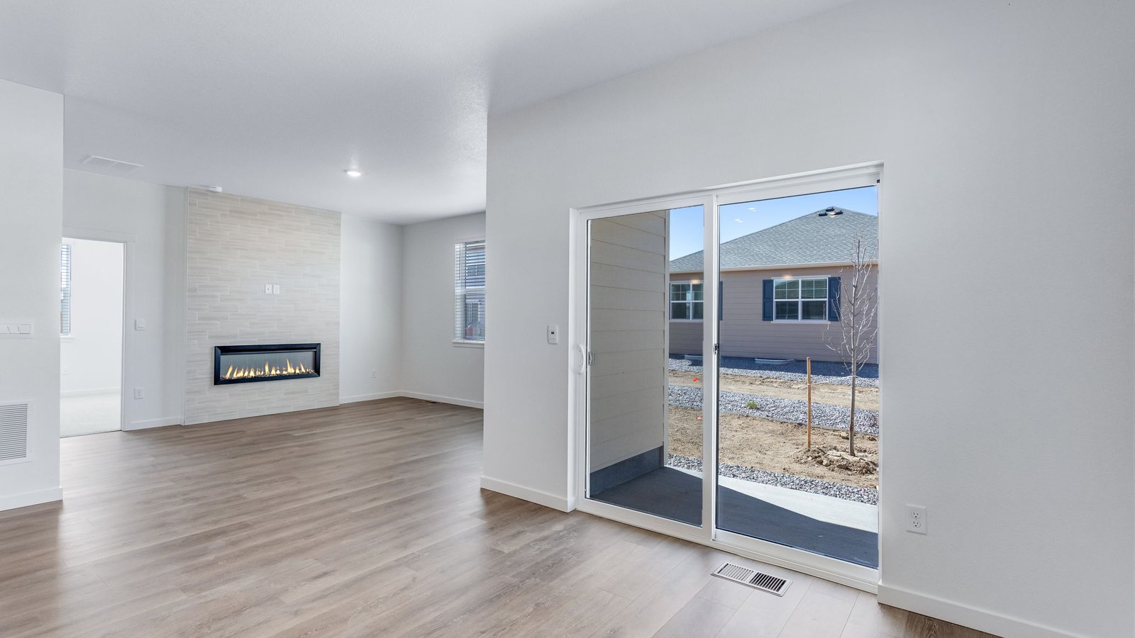 Open concept layout in Chatham floor plan