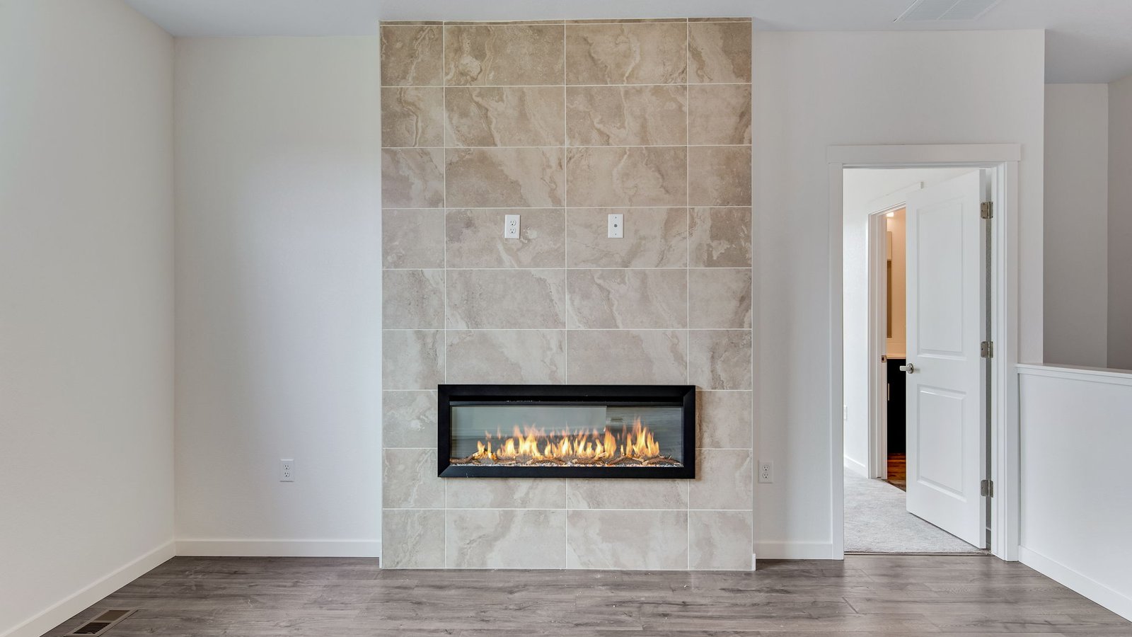 Modern fireplace