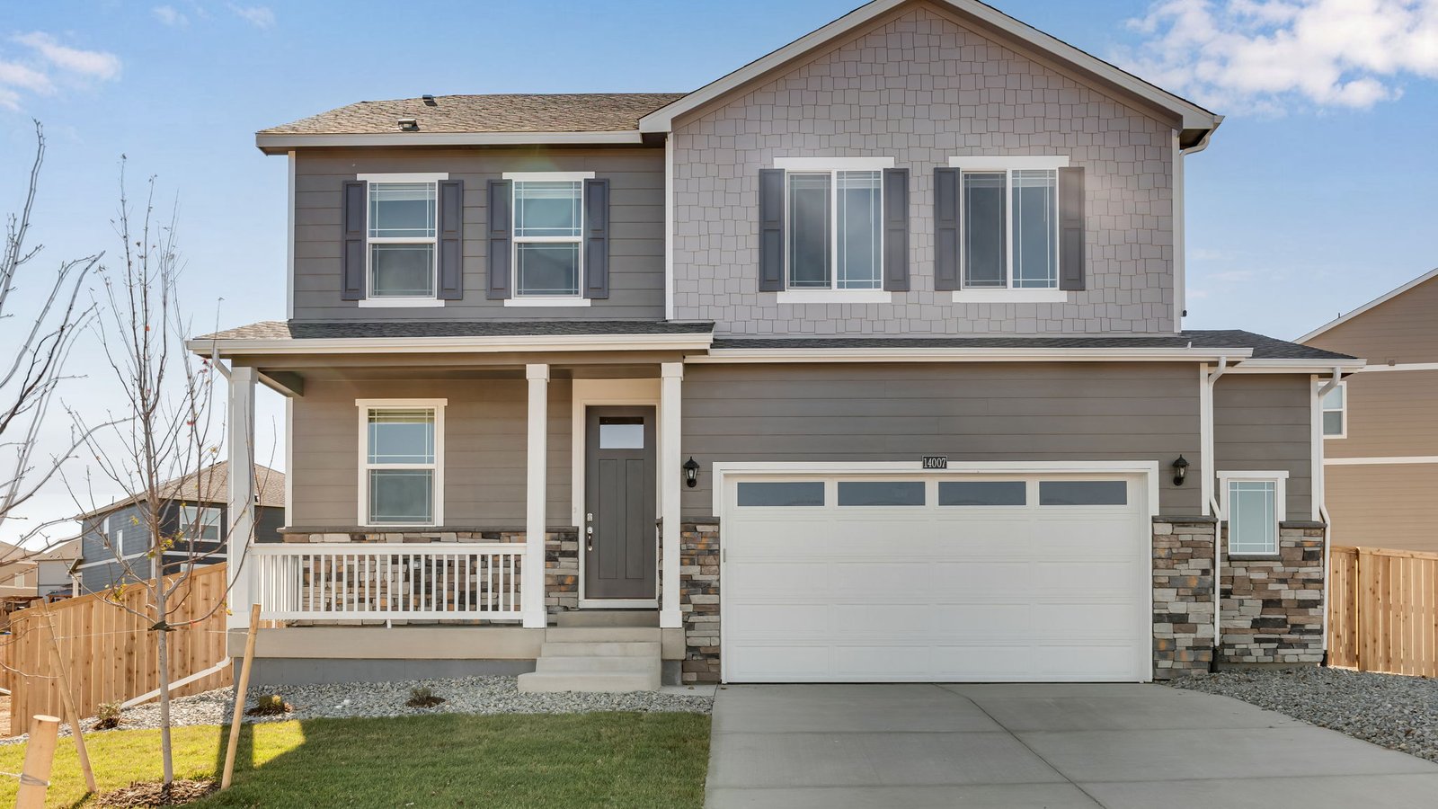 Exterior of D.R. Horton home