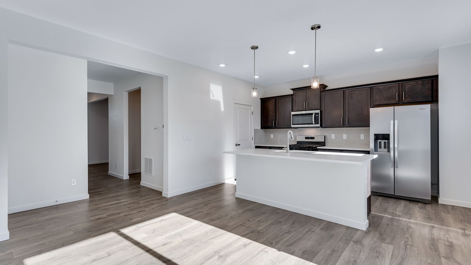 Kitchen in new home in colorado