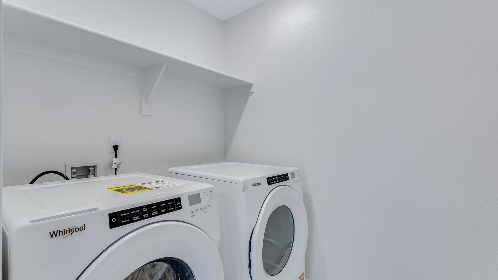 Laundry room in D.R. Horton home