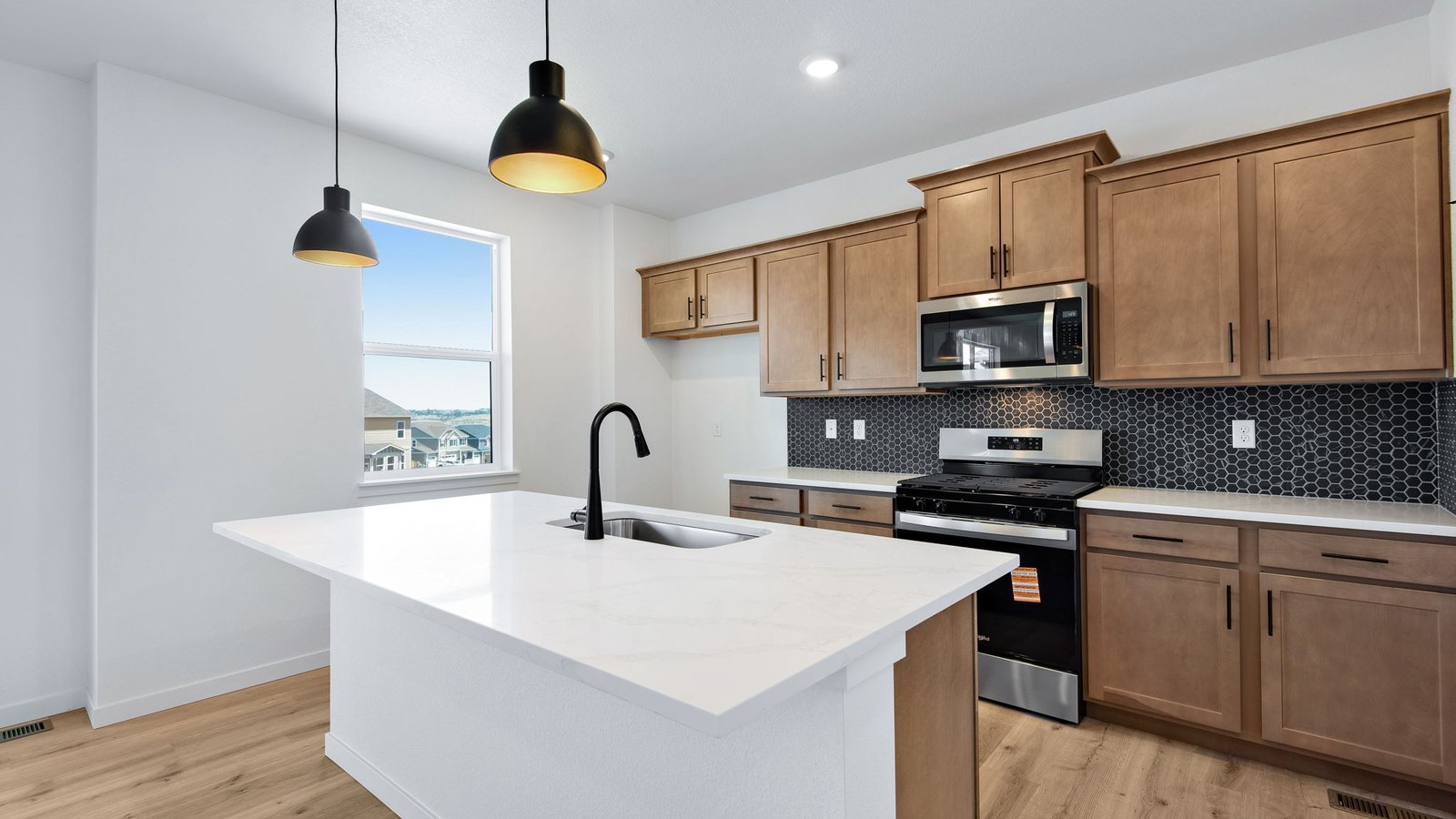 kitchen in new home