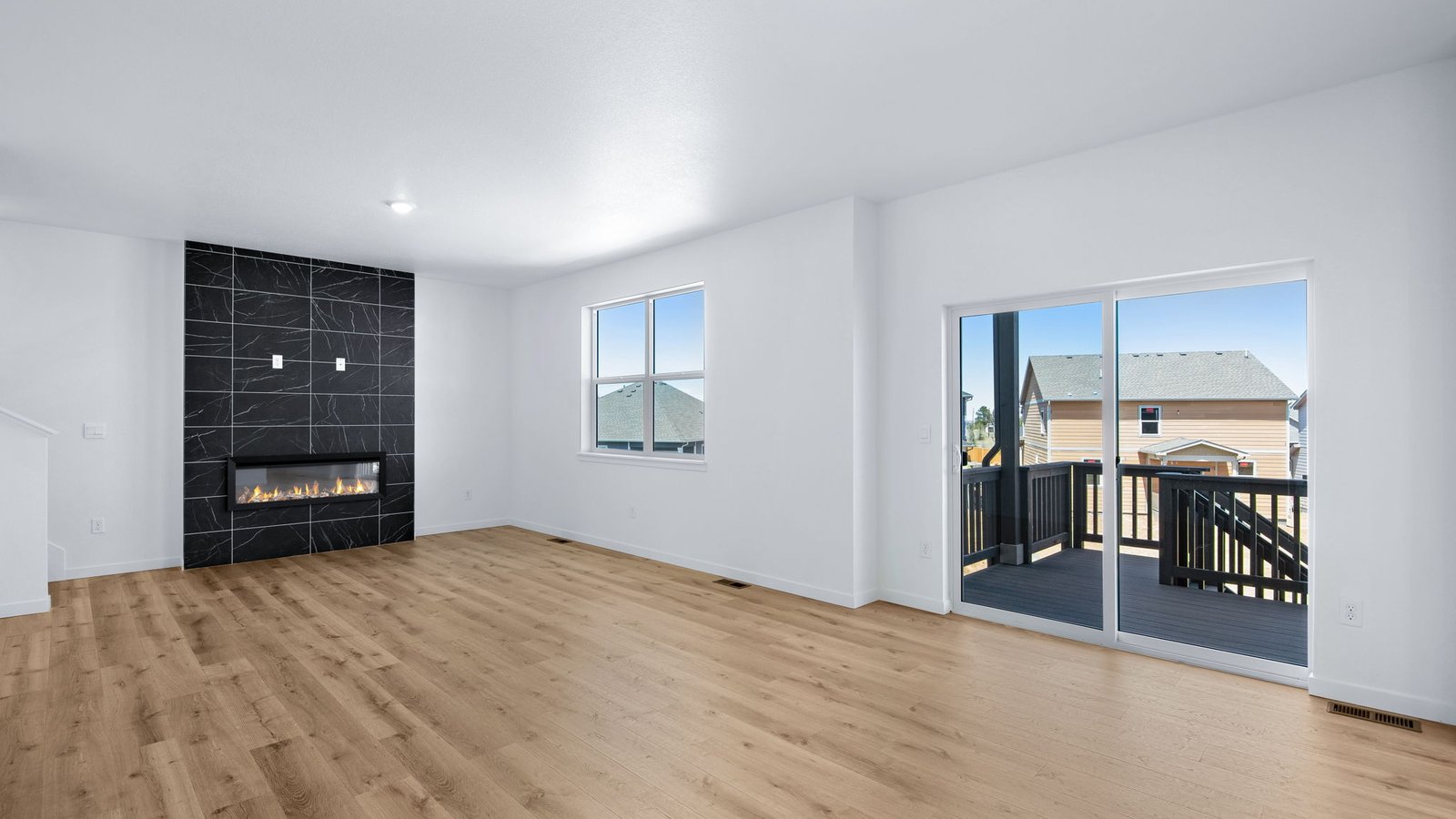 living area new home
