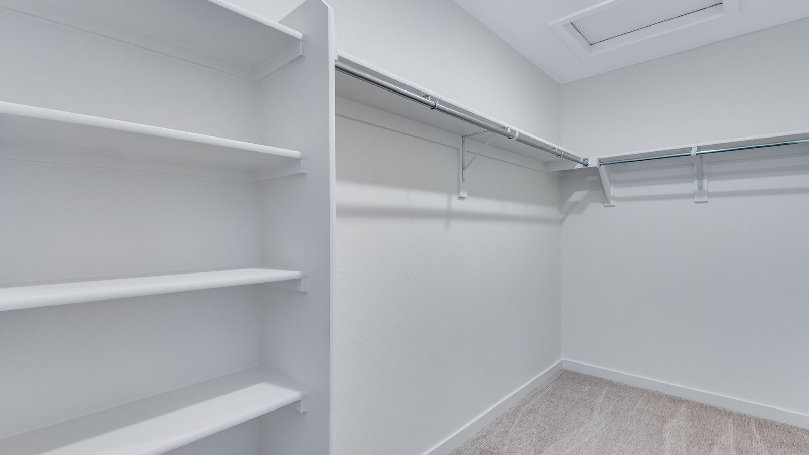 new home with a walk-in closet