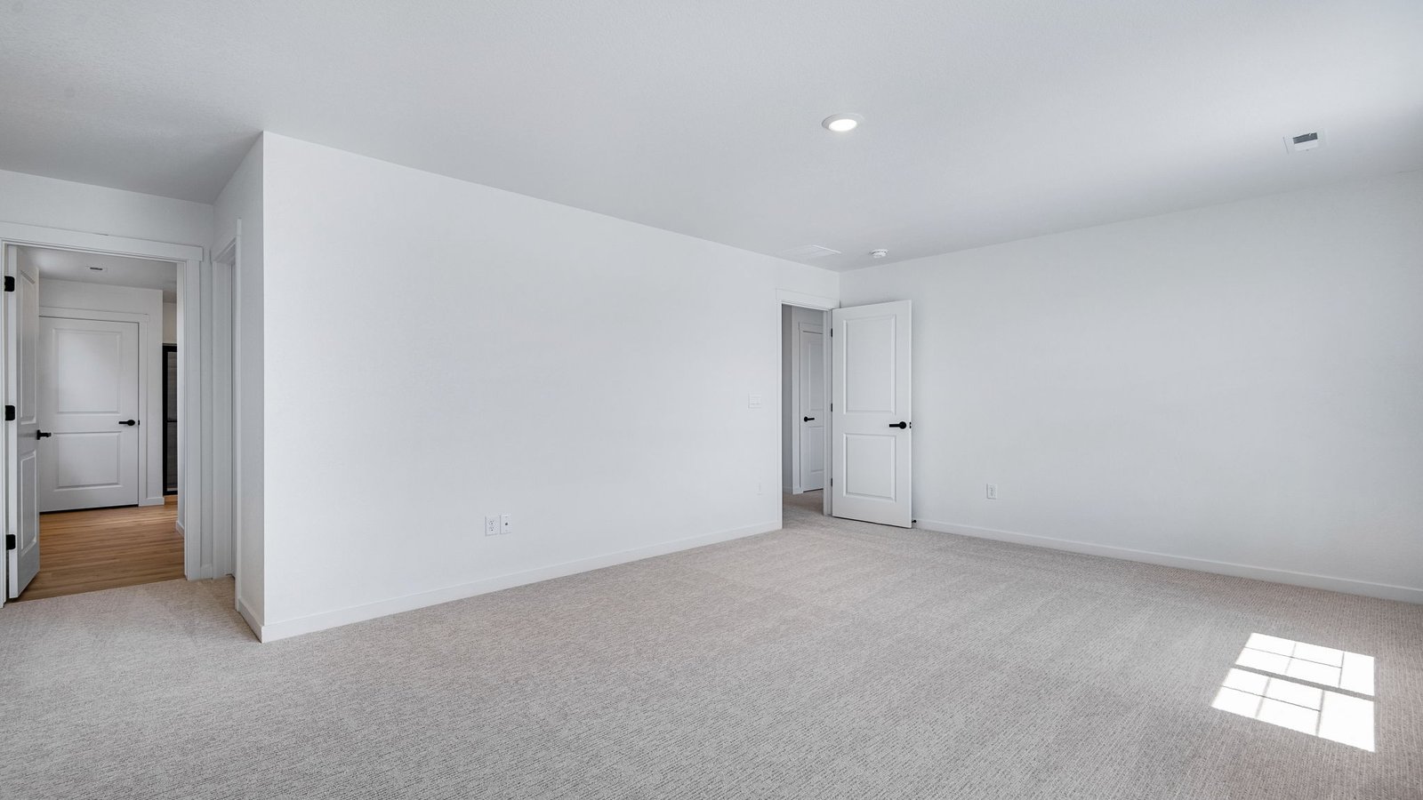 primary bedroom new home