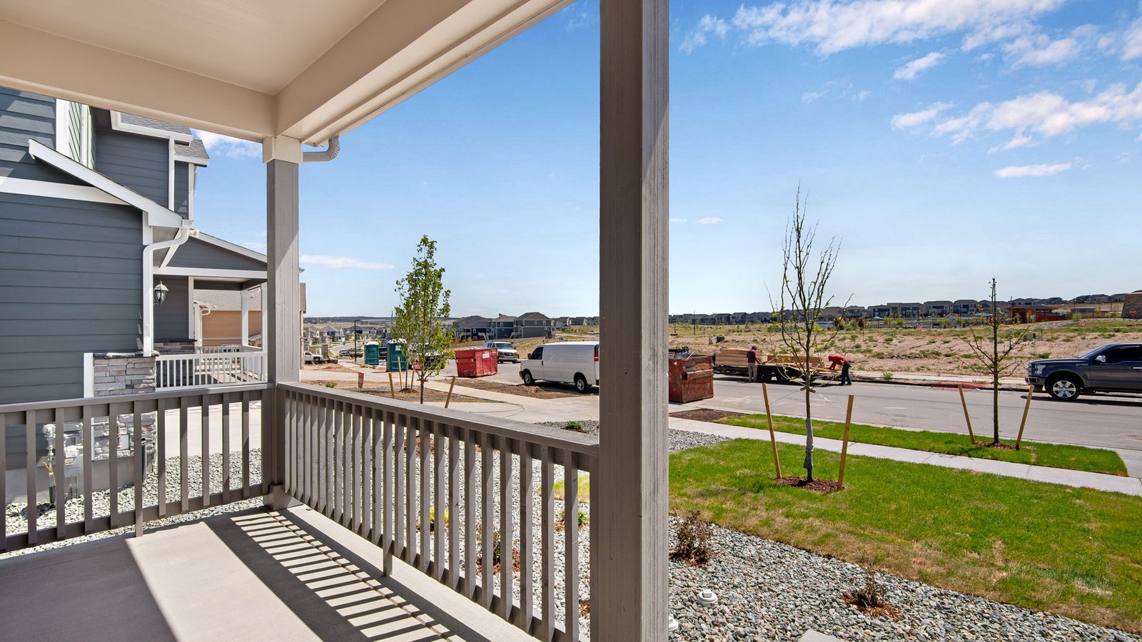 front porch new home