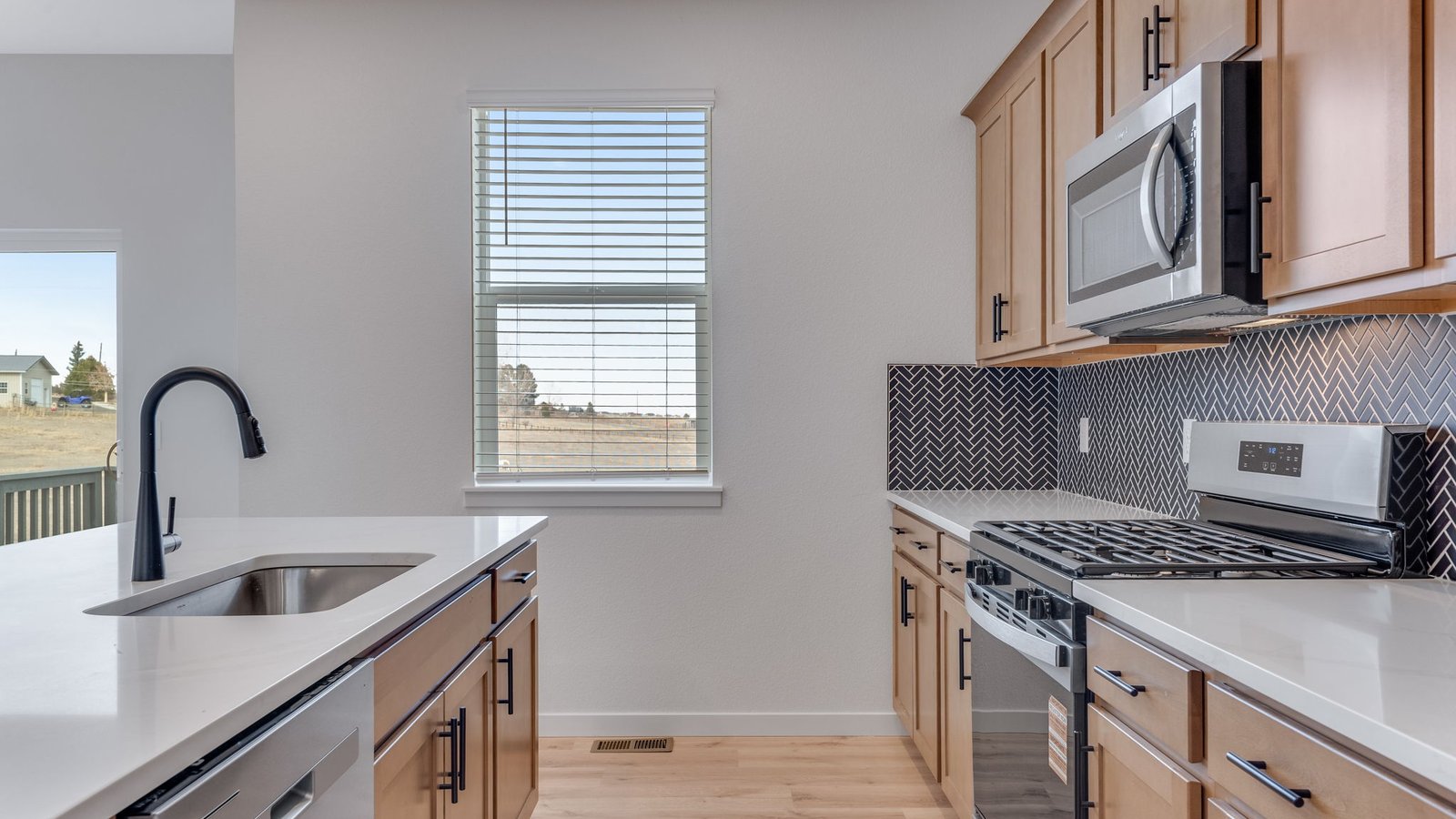 Kitchen in new home in parker colorado