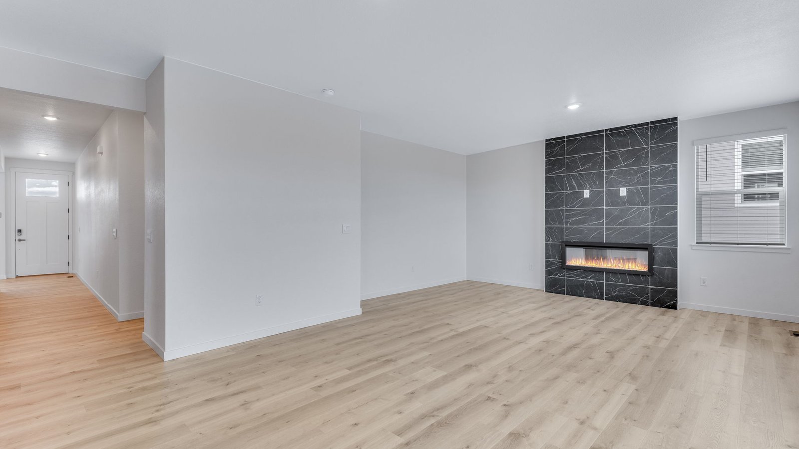 Living room in new home