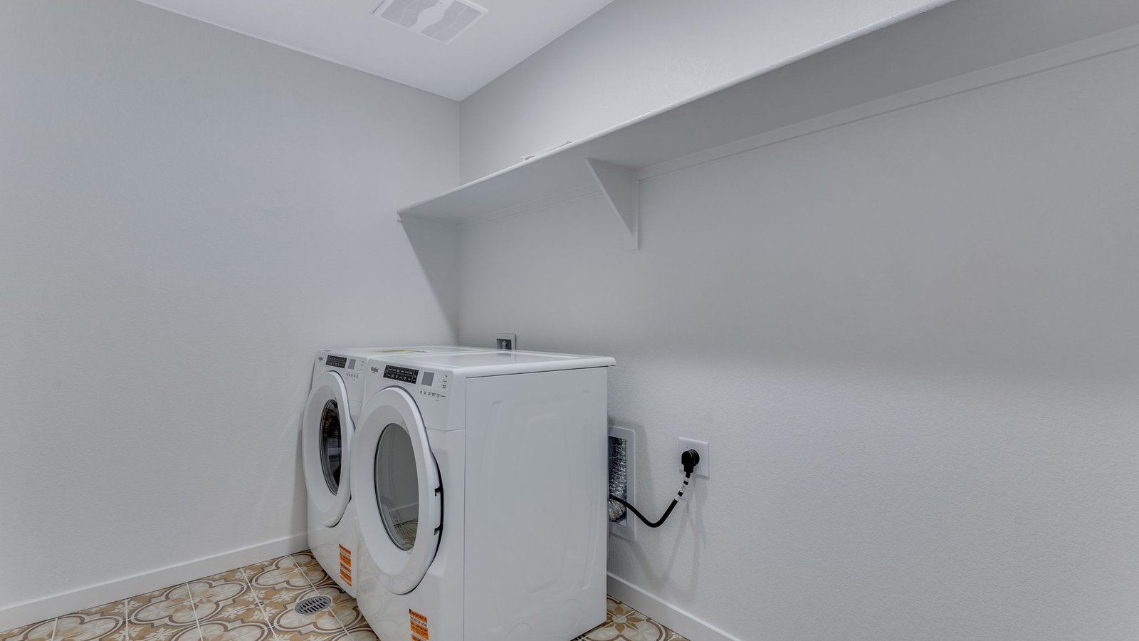 Laundry room in new home