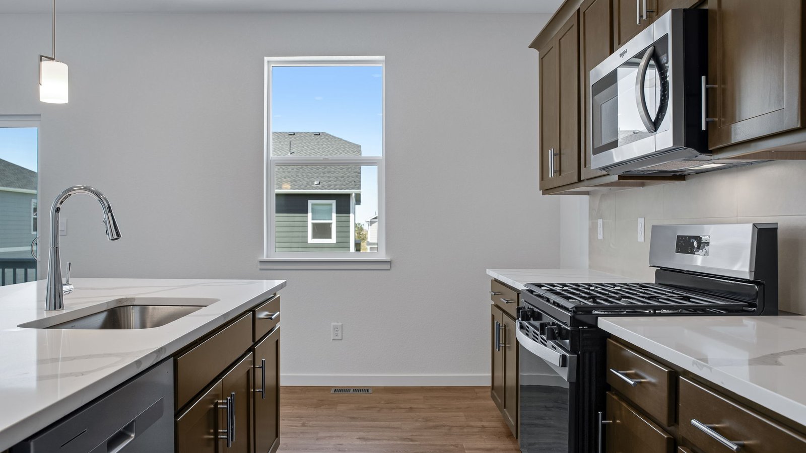 kitchen in new home