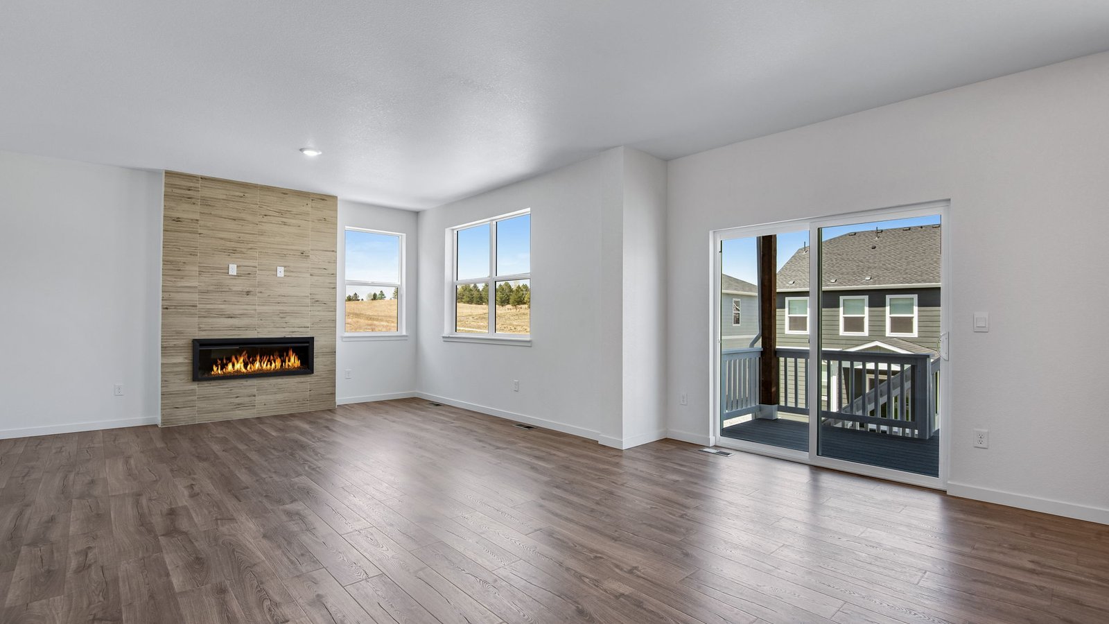 dining area to living room