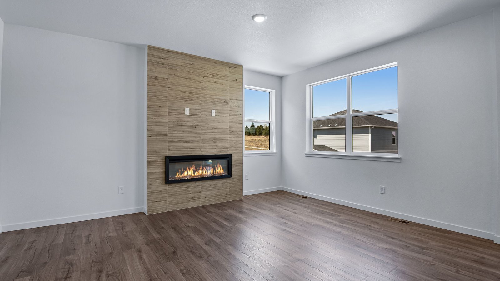 open concept living area