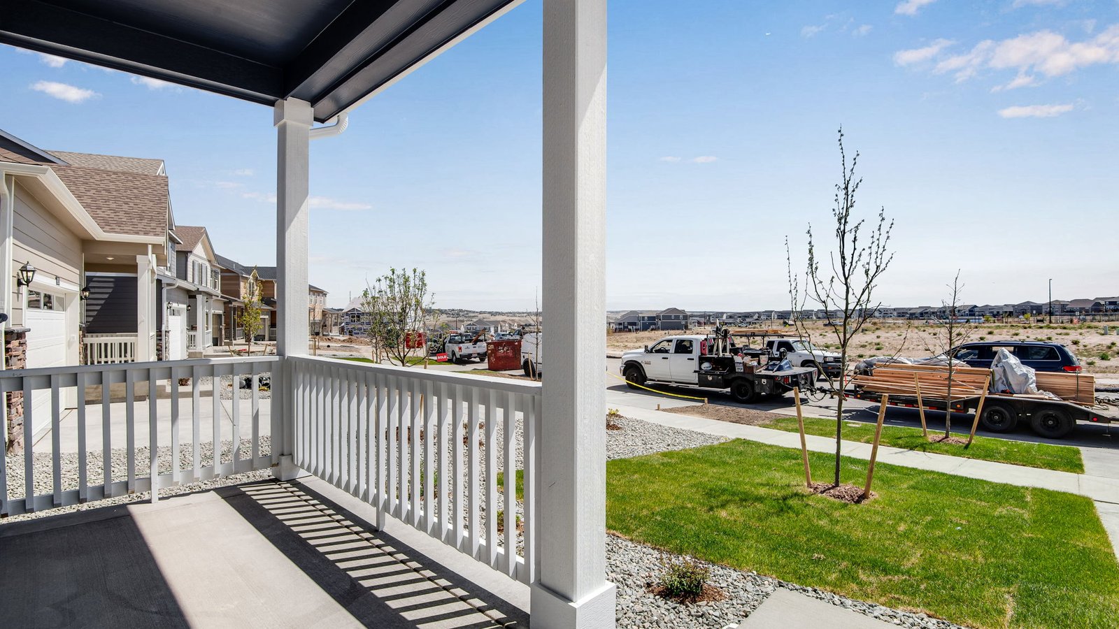 front porch new home