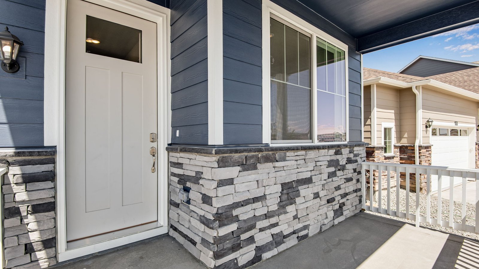 front patio in new home