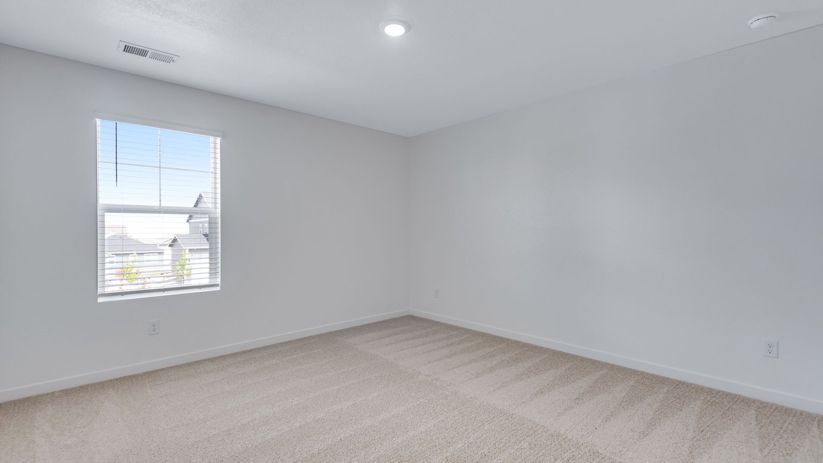 bedroom of new construction home parker, co