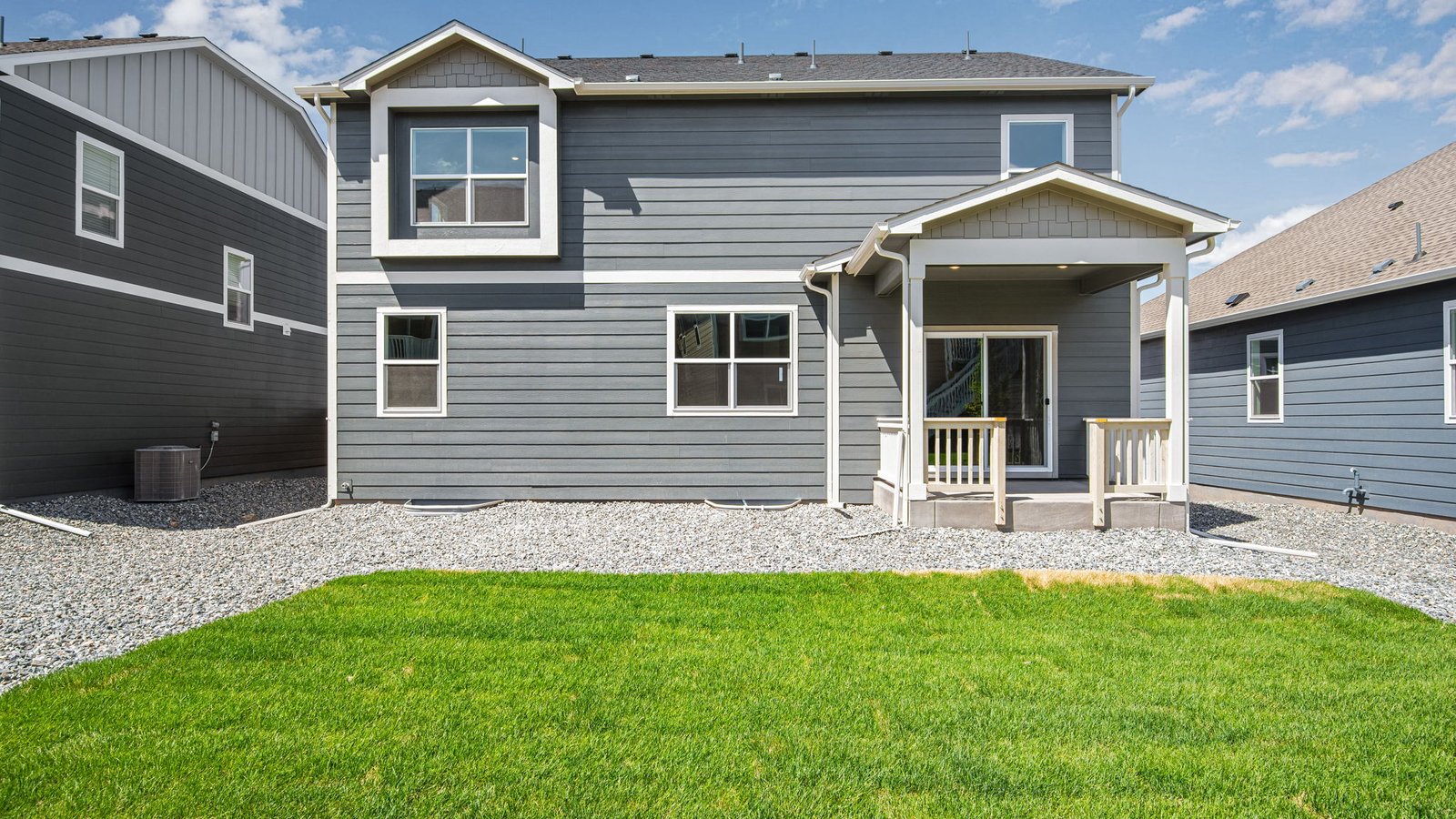 big backyard new home