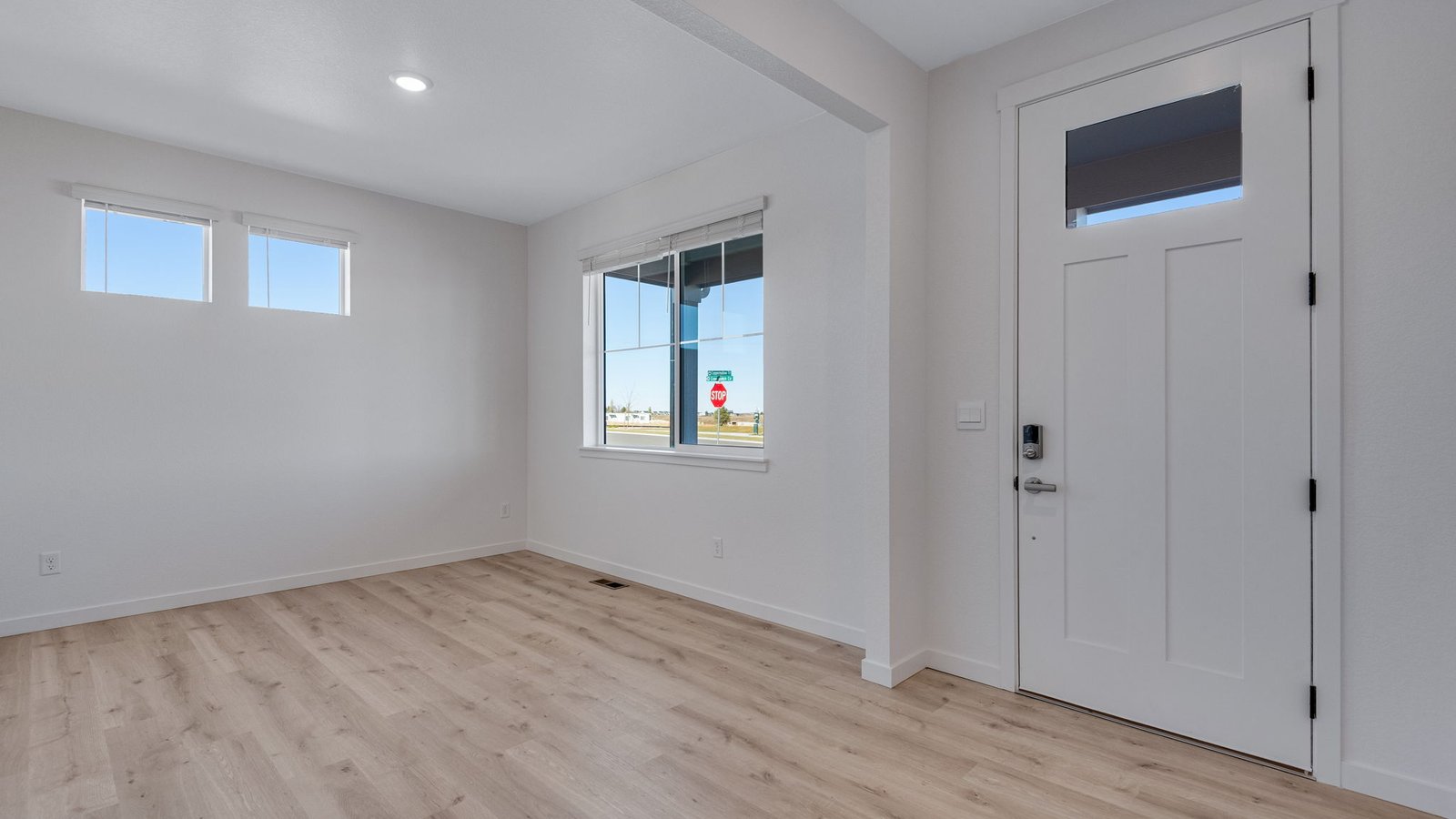 New home with den on the first floor