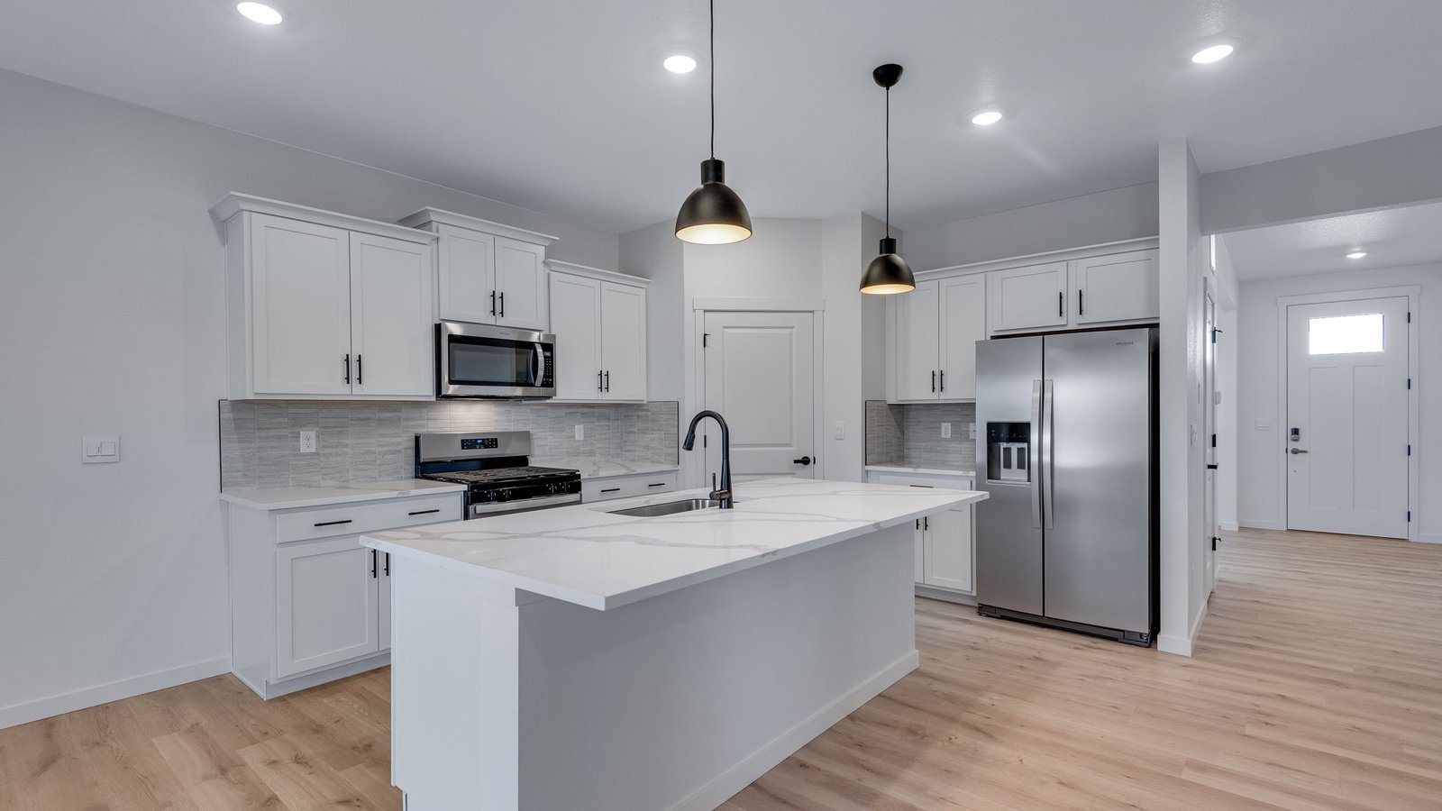 Kitchen in Parker, Colorado complete with stylish cabinetry