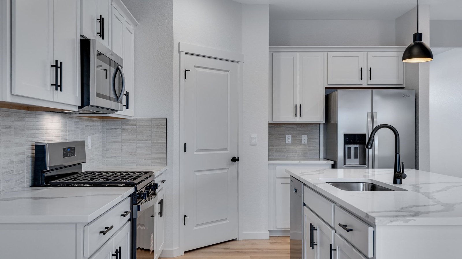 Spacious kitchen in new home at Trails at Crowfoot community