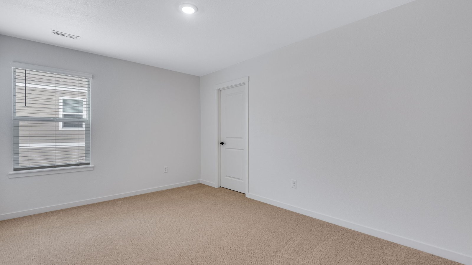 Second bedroom in new construction home