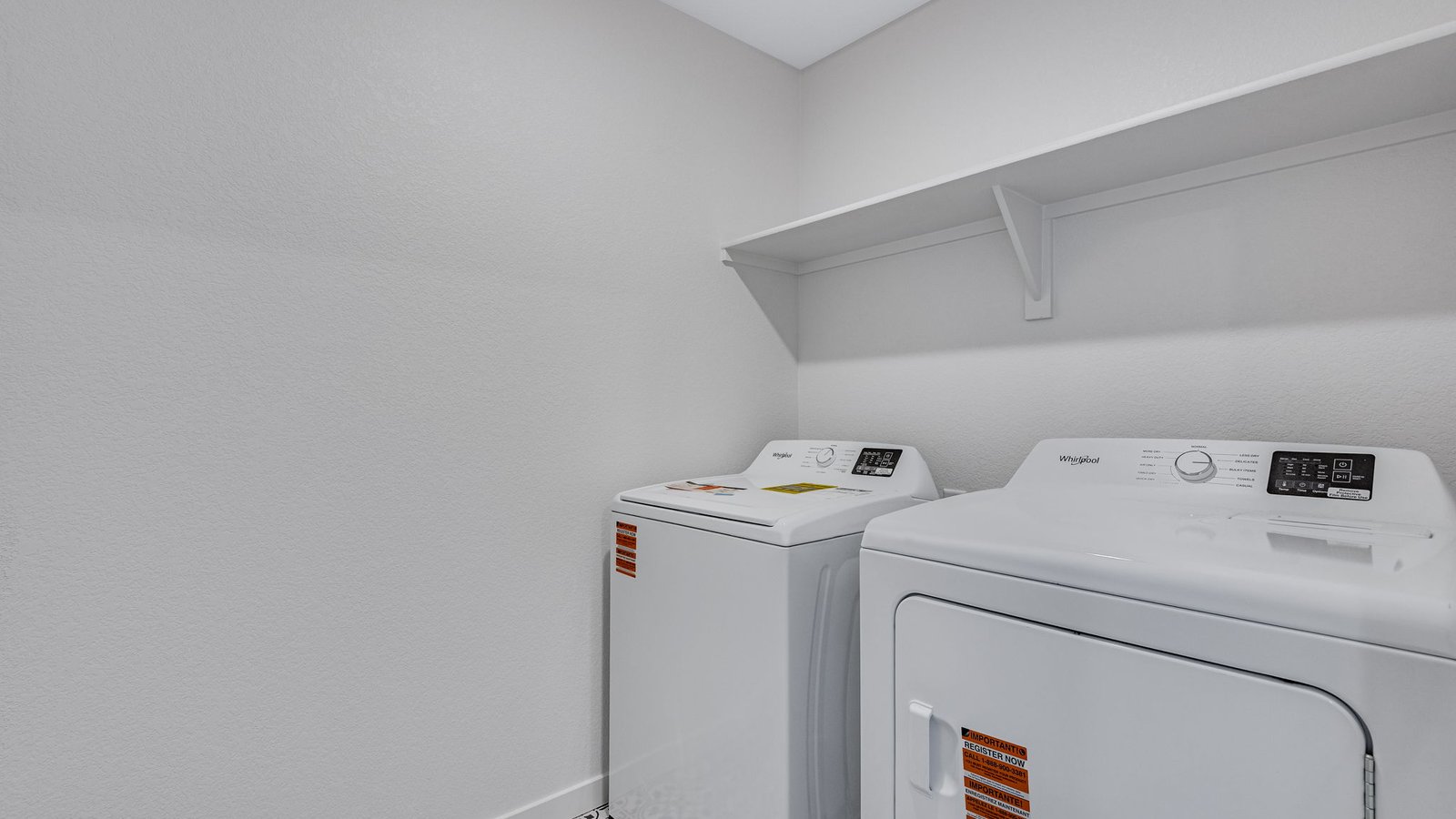 Laundry room in new home
