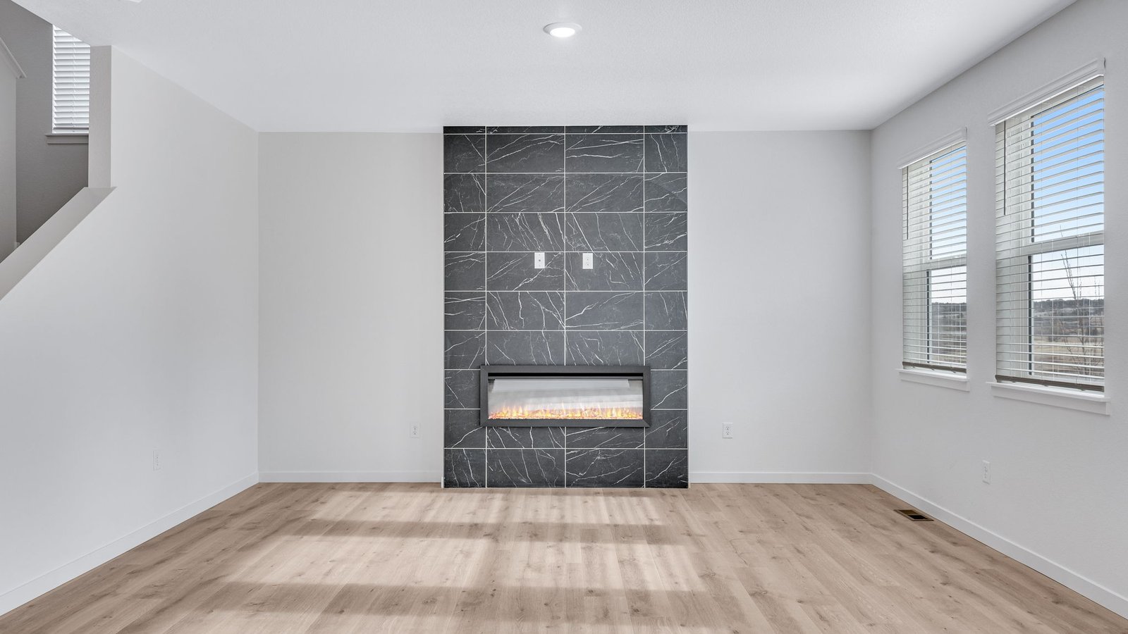 Living area in new home