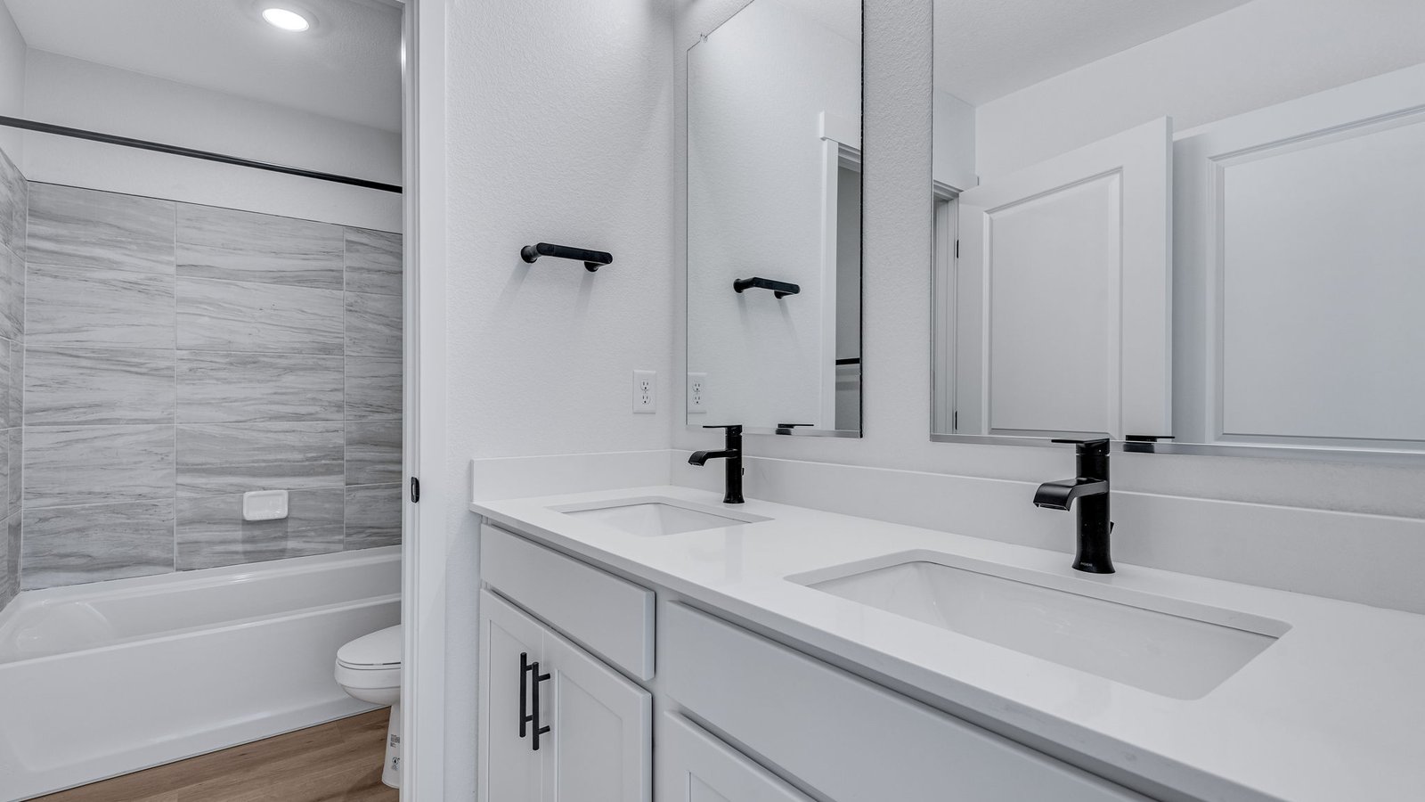 Bathroom in new D.R. Horton home