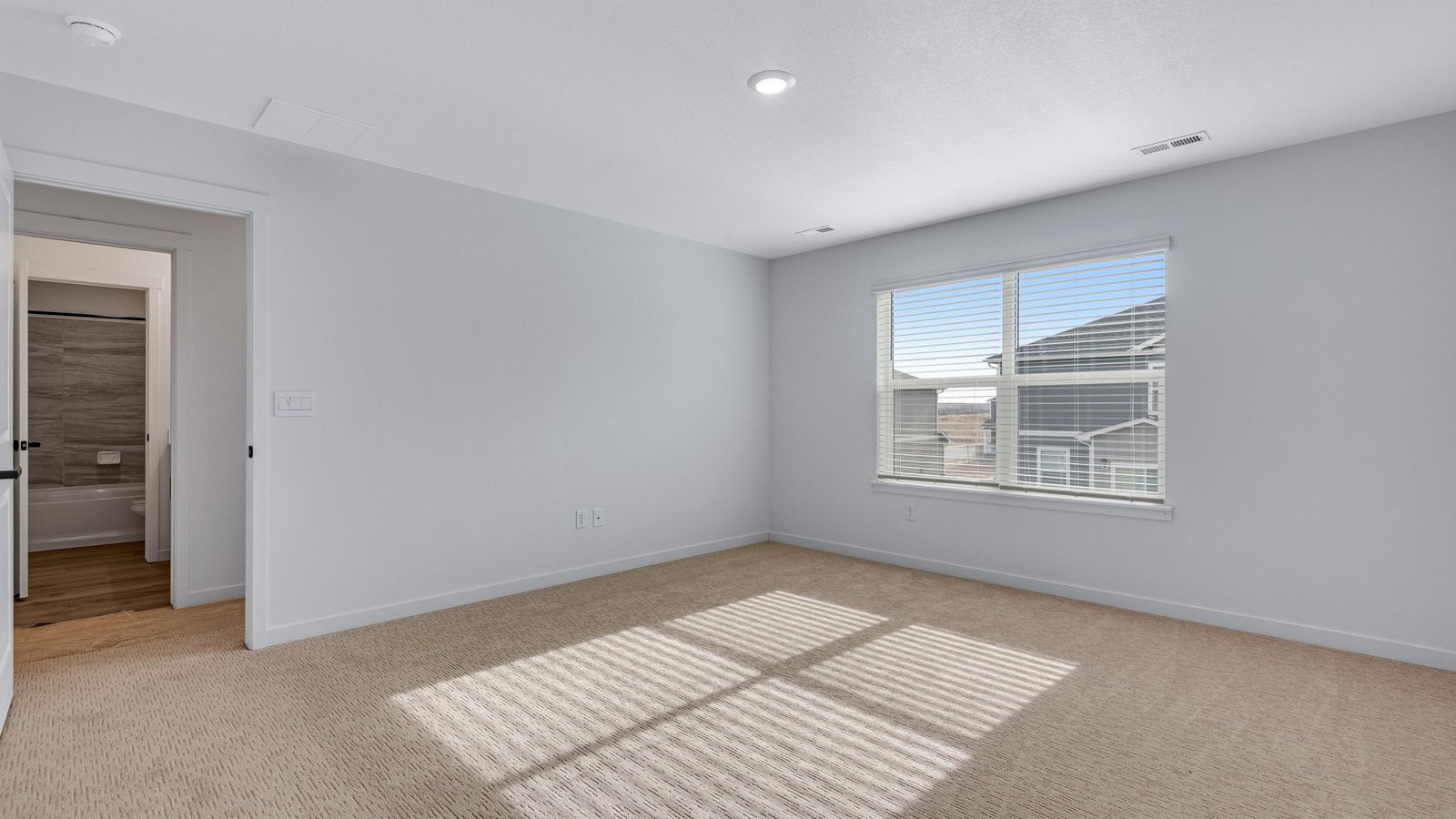 Bedroom in new D.R. Horton home
