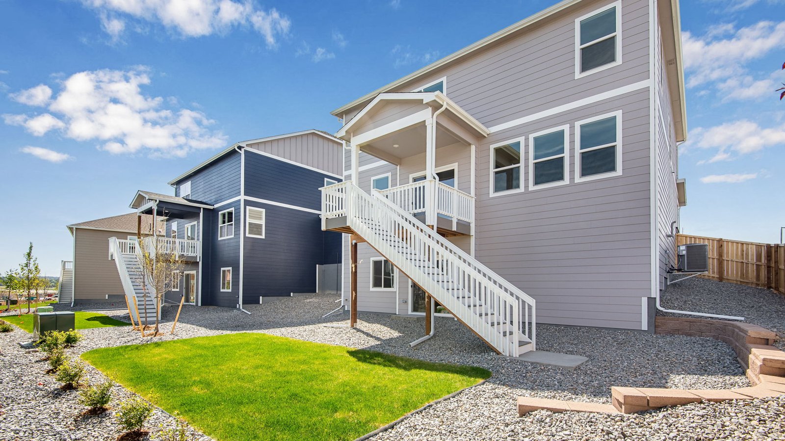 landscaped backyard in parker colorado