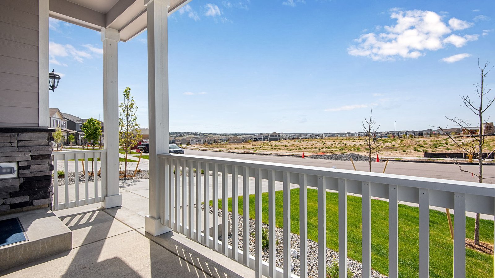 front porch new home
