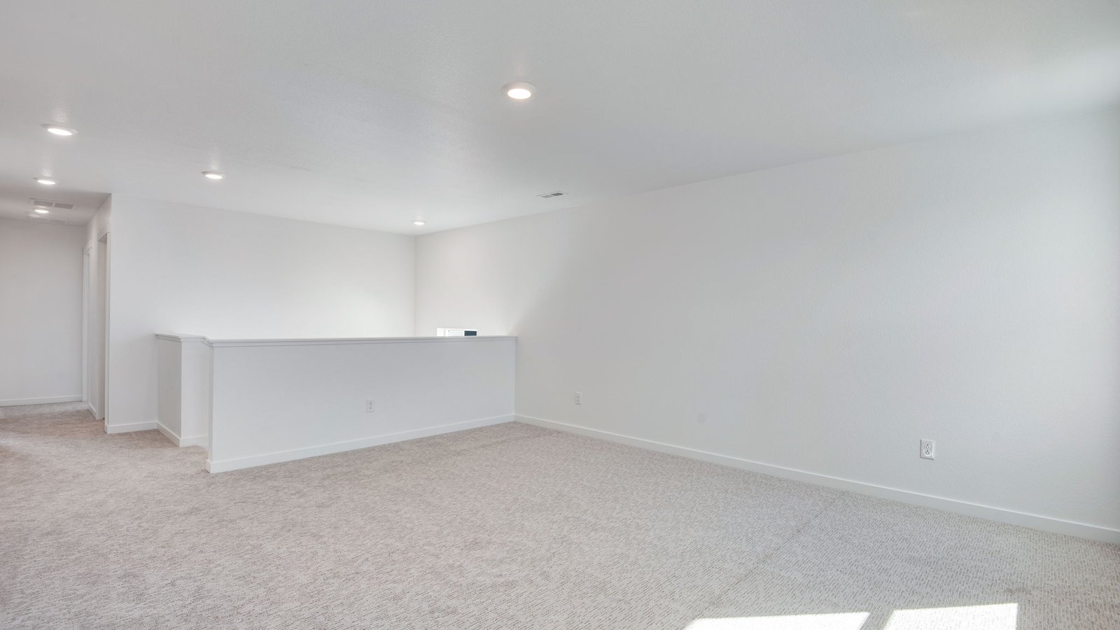Flexible loft space great for work or play in new home Bridgeport floor plan