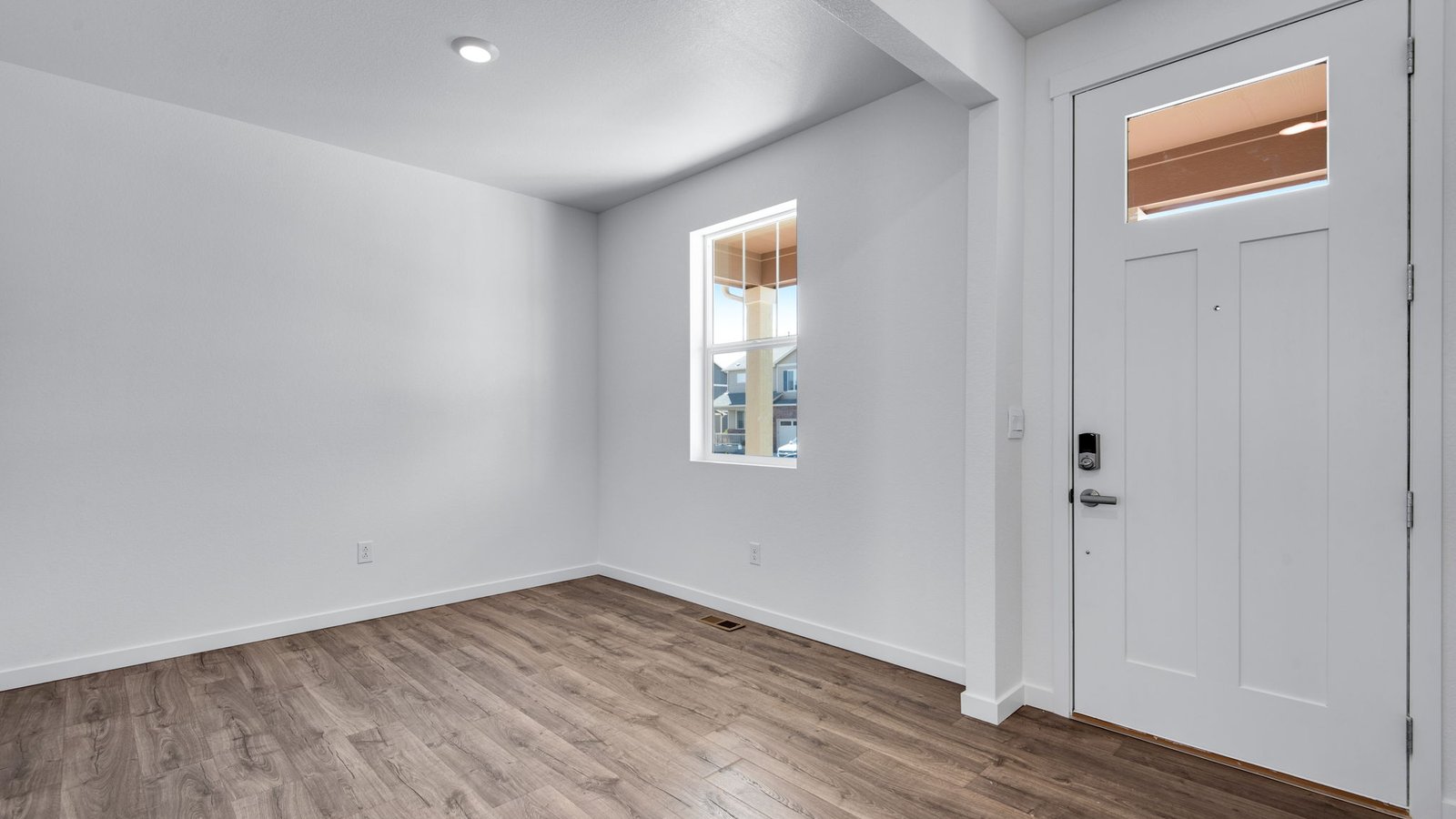 Versatile entry way space great for work or play in new home community in Parker Colorado