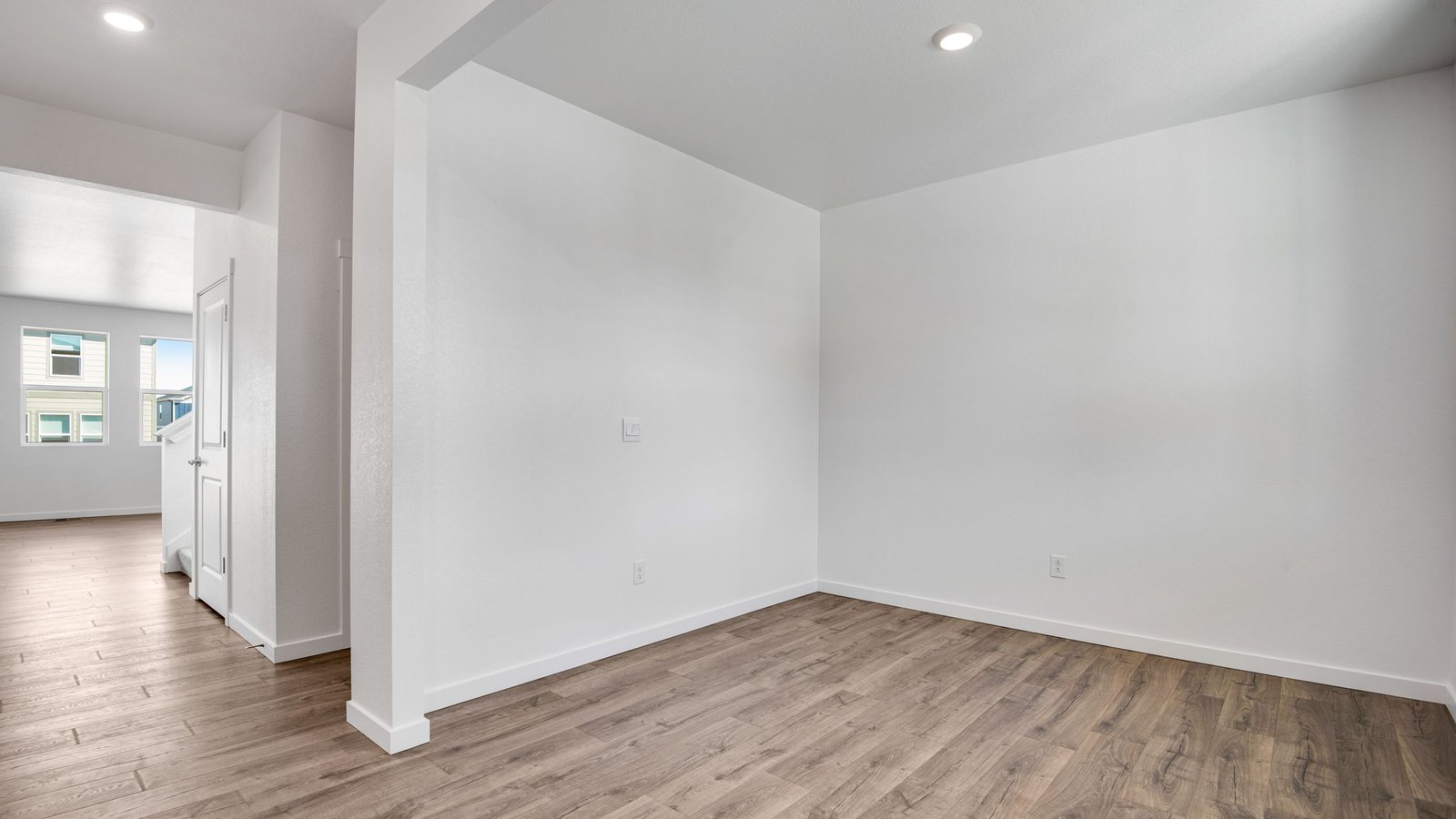 Versatile entry way space great for work or play in new home community in Parker Colorado