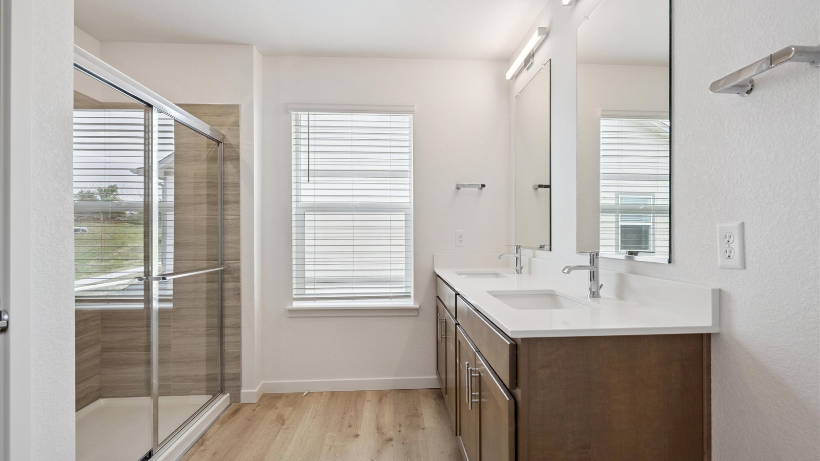 Primary bathroom in new home