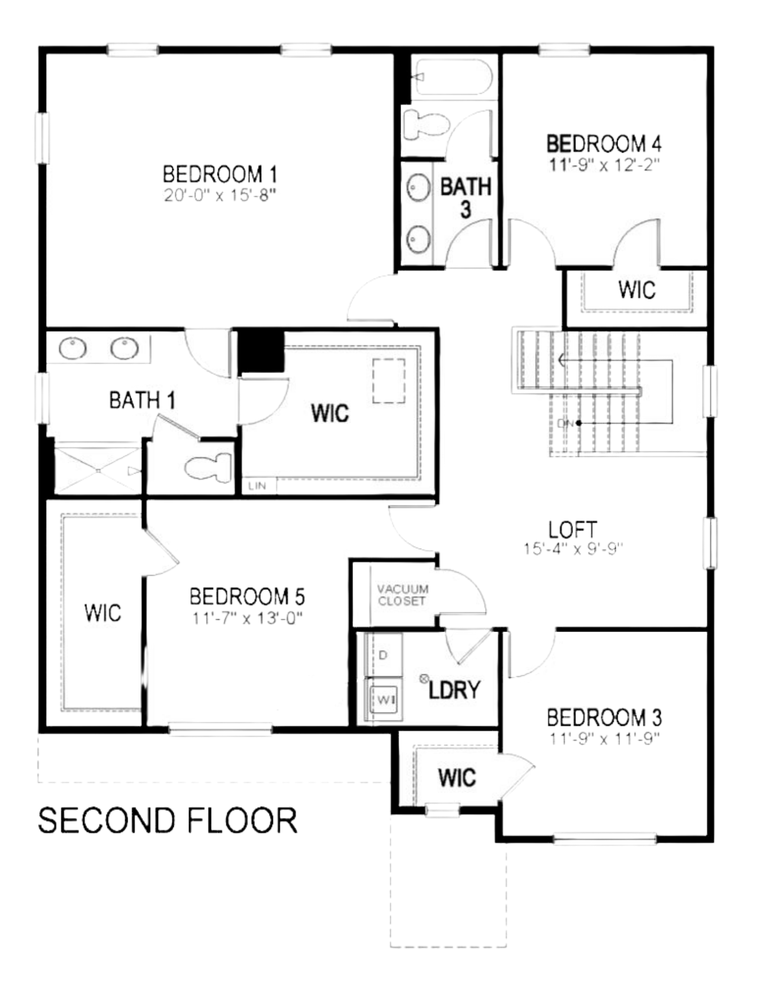 Second floor of Hennessy plan
