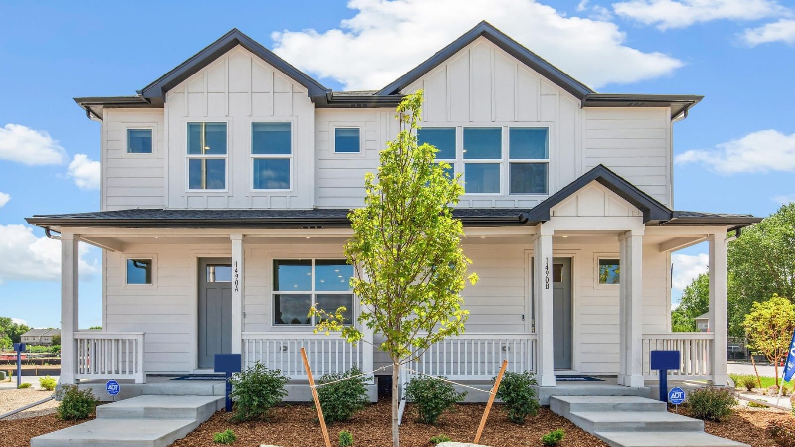 two story paired new home in denver
