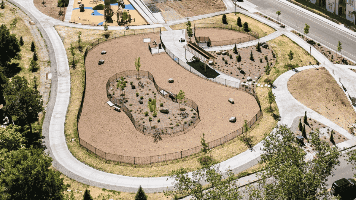 Dog park at Arcadia community