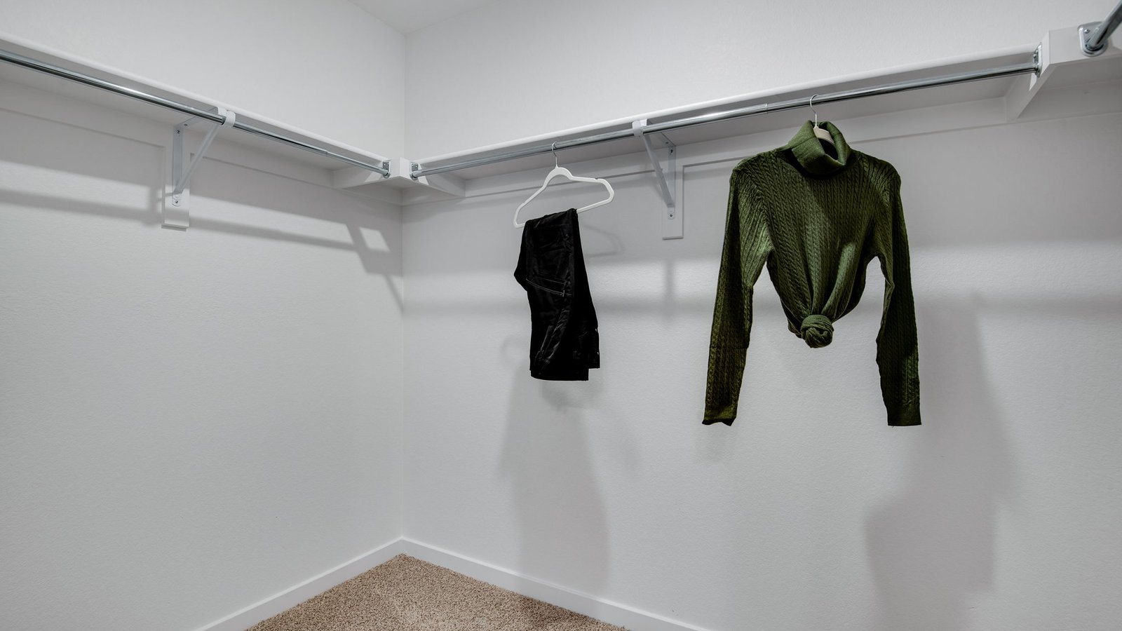 walk-in closet new home